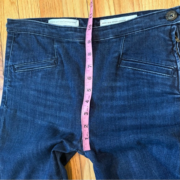 ✨Pilcro And The Letterpress✨ Anthropologie High Rise Denim Leggings Jeans Sz 28 - Picture 15 of 16